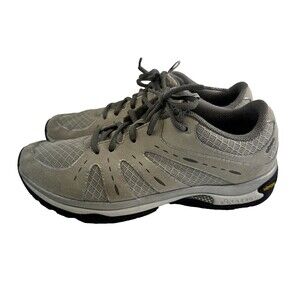 Abeo Aero Alcor Sneaker Running Light Gray Silver Lace Up Vibram Womens 8 Wide